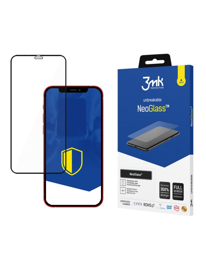 3mk NeoGlass Black composite glass for iPhone 12 Mini