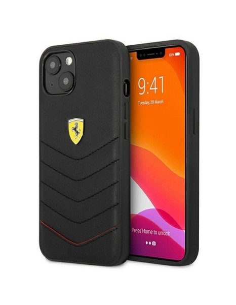 Ferrari FEHCP13SRQUK iPhone 13 mini 5.4" black/black hardcase Off Track Quilted