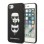 Karl Lagerfeld KLHCI8SAKICKCBK iPhone 7/8 / SE 2020 / SE 2022 black/black hardcase Saffiano Karl&amp;amp;Choupette Head
