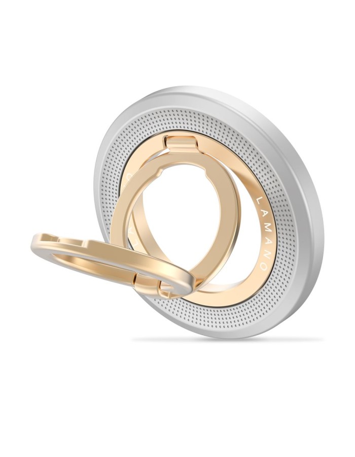 Tech-Protect MMR700 Lamano MagSafe Magnetic Phone Holder - Gray and Gold Tech-Protect MMR700 Lamano MagSafe Magnetic Phone Holder - Gray and Gold