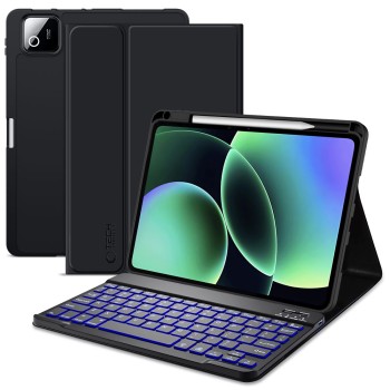 Tech-Protect SC Pen + Keyboard Case for Xiaomi Pad 11.2" 7 / 7 Pro / 8 / 8 Pro - Black Tech-Protect SC Pen + Keyboard Case for Xiaomi Pad 11.2" 7 / 7 Pro / 8 / 8 Pro - Black