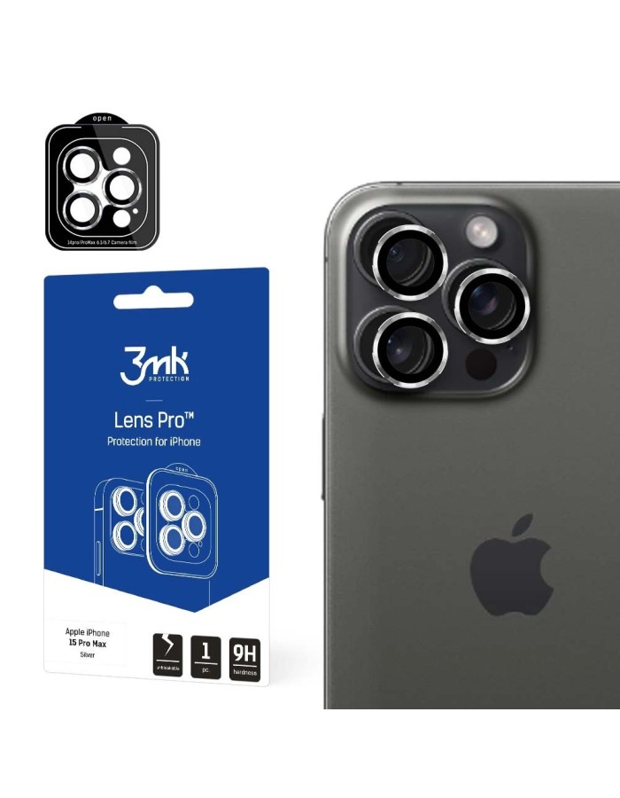 Apple iPhone 15 Pro Max - 3mk Lens Protection Pro