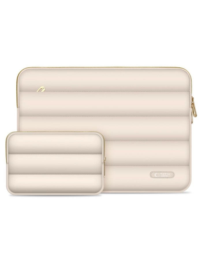 Tech-Protect Puffy 13-14 Laptop Bag - Beige Tech-Protect Puffy 13-14 Laptop Bag - Beige