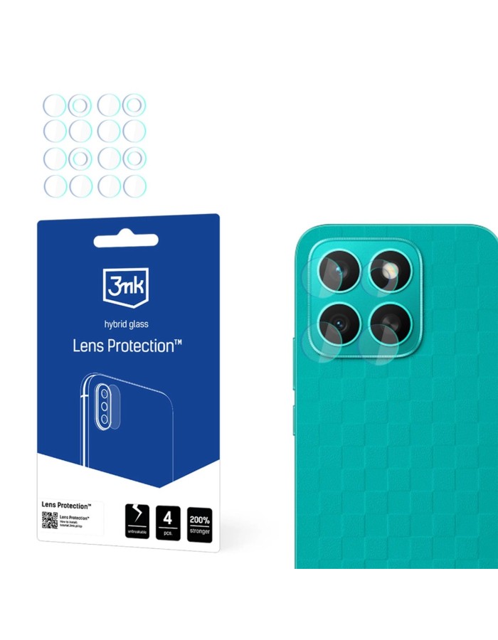 Hybrid Glass for Camera Lens 3mk Lens Protection for Honor X8c