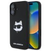 Karl Lagerfeld Silicone Choupette Head Print MagSafe iPhone 16 Case - Black Karl Lagerfeld Silicone Choupette Head Print MagSafe iPhone 16 Case - Black