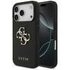 Guess Grained Big 4G & Classic Logo case for iPhone 17 Pro - black Guess Grained Big 4G & Classic Logo case for iPhone 17 Pro - black