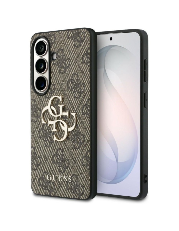 Guess 4G Big Metal Logo Case for Samsung Galaxy S26 - Brown Guess 4G Big Metal Logo Case for Samsung Galaxy S26 - Brown