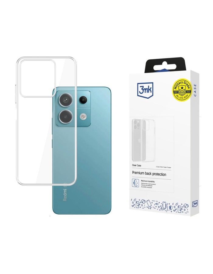 3mk Clear Case for Xiaomi Redmi Note 13 5G - transparent