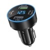 Wozinsky WDCCB Car Charger with Display 50W 2xUSB-C / 2xUSB-A - Black Wozinsky WDCCB Car Charger with Display 50W 2xUSB-C / 2xUSB-A - Black