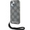 Karl Lagerfeld IML Mono KL Pattern &amp;amp; Cord case for iPhone 15 / 14 / 13 - black