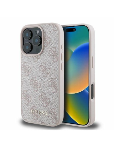 Guess 4G Classic iPhone 16 Pro Max Case - Pink Guess 4G Classic iPhone 16 Pro Max Case - Pink
