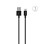 Puro White USB-A USB-C Cable 1m - Black