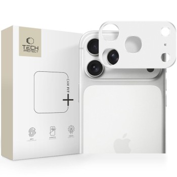Tech-Protect Camalloy Fit+ Camera Cover for iPhone 17 Pro Max - Silver