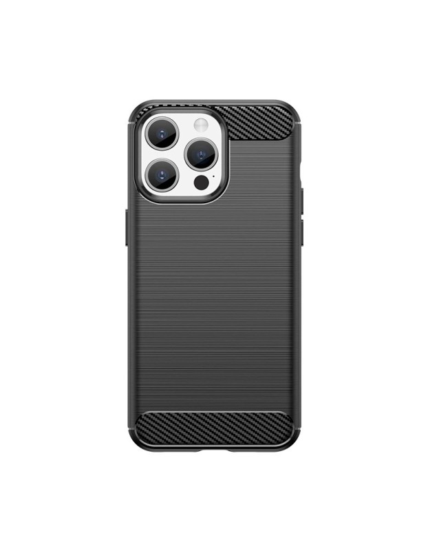 Flexible carbon pattern case for iPhone 15 Pro Max Carbon Case - black Flexible carbon pattern case for iPhone 15 Pro Max Carbon Case - black