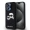 Karl Lagerfeld Silicone Karl&amp;amp;Choupette MagSafe case for iPhone 15 Pro Max - black