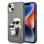 Karl Lagerfeld Glitter Karl&amp;amp;Choupette case for iPhone 14 Plus - black
