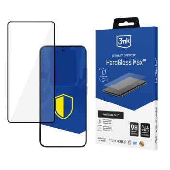 Reinforced full-screen tempered glass 3mk HardGlass Max Black for Xiaomi 15 Reinforced full-screen tempered glass 3mk HardGlass Max Black for Xiaomi 15