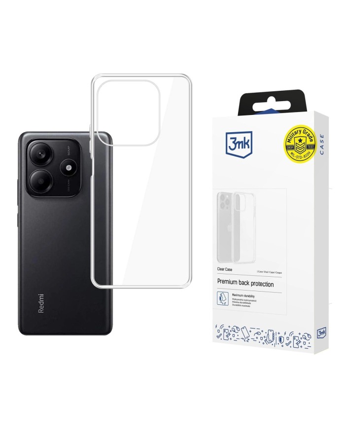 3mk Clear Case for Xiaomi Redmi Note 14 5G - transparent
