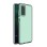Spring Case clear TPU gel protective cover with colorful frame for Samsung Galaxy A02s EU black