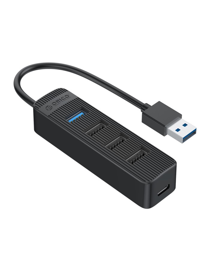 Orico TWU32-4A USB-A 3.1 hub / 1x USB-A 3.1 + 3x USB-A 2.0 + USB-C 5V/3A - black Orico TWU32-4A USB-A 3.1 hub / 1x USB-A 3.1 + 3x USB-A 2.0 + USB-C 5V/3A - black