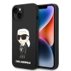 Karl Lagerfeld Silicone Ikonik case for iPhone 14 Plus - black Karl Lagerfeld Silicone Ikonik case for iPhone 14 Plus - black