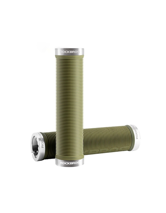 Rockbros Bike Grips Anti-Slip Twist Grips - Green