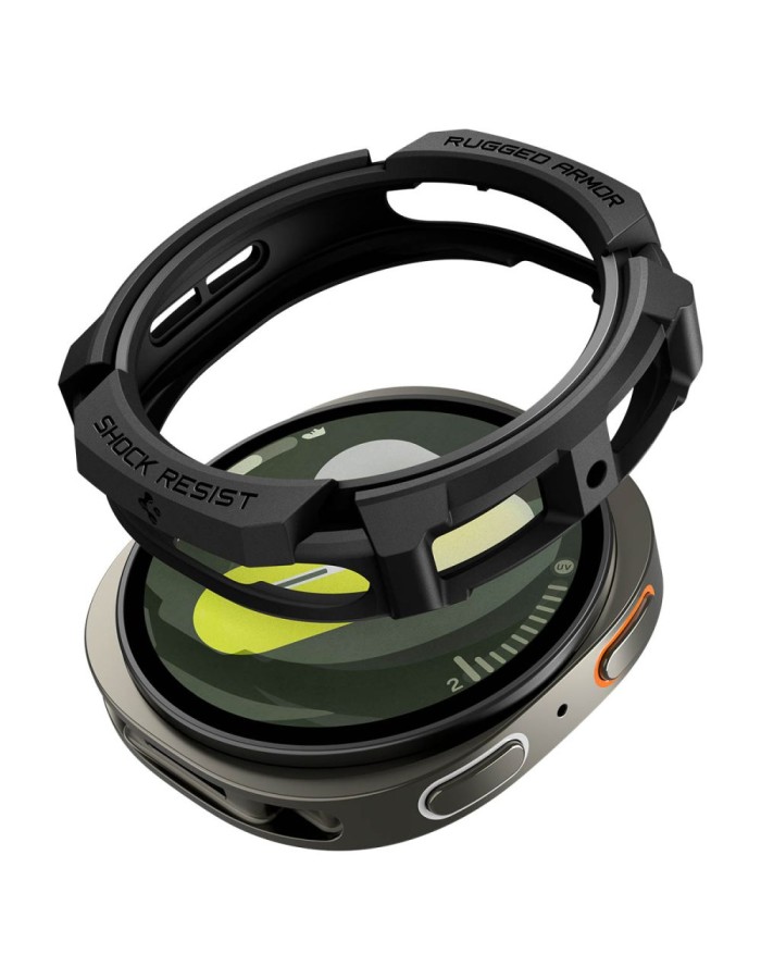 Spigen Rugged Armor Case for Samsung Galaxy Watch 8 40mm - Matte Black Spigen Rugged Armor Case for Samsung Galaxy Watch 8 40mm - Matte Black