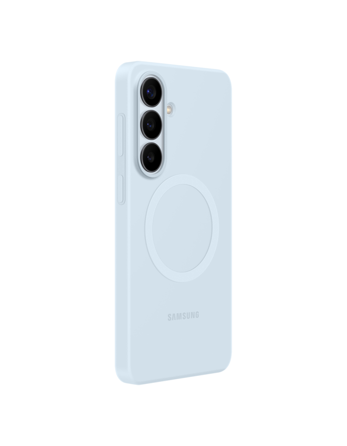 Samsung Silicone Magnet Case for Samsung Galaxy S26, MagSafe Compatible - Blue Samsung Silicone Magnet Case for Samsung Galaxy S26, MagSafe Compatible - Blue