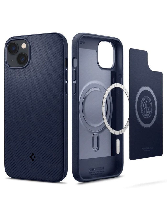 Spigen Mag Armor iPhone 14 Plus Case - Blue Spigen Mag Armor iPhone 14 Plus Case - Blue