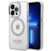 Guess GUHMP14LHTRMS iPhone 14 Pro 6.1" silver/silver hard case Metal Outline Magsafe Guess GUHMP14LHTRMS iPhone 14 Pro 6.1" silver/silver hard case Metal Outline Magsafe