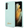 Guess GUHCS21MLSLMGLB S21+ G996 blue/blue hardcase Silicone Script Metal Logo Guess GUHCS21MLSLMGLB S21+ G996 blue/blue hardcase Silicone Script Metal Logo