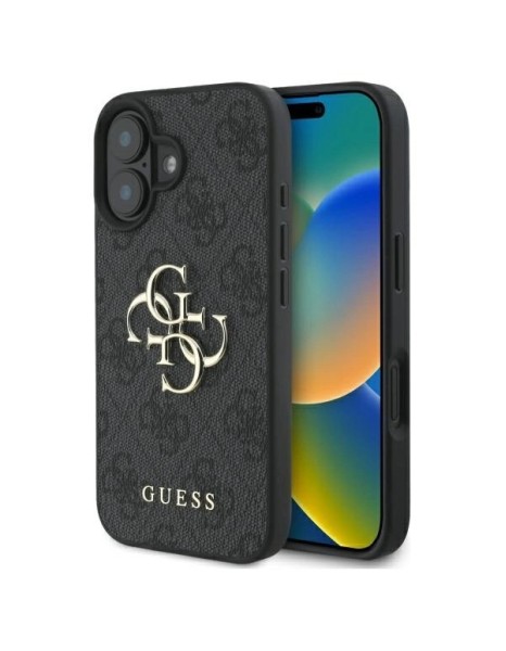 Guess 4G Big Logo iPhone 16 Plus Case - Black Guess 4G Big Logo iPhone 16 Plus Case - Black
