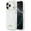 Guess IML Gradient Script Metal MagSafe Case for iPhone 17 Pro - White Guess IML Gradient Script Metal MagSafe Case for iPhone 17 Pro - White