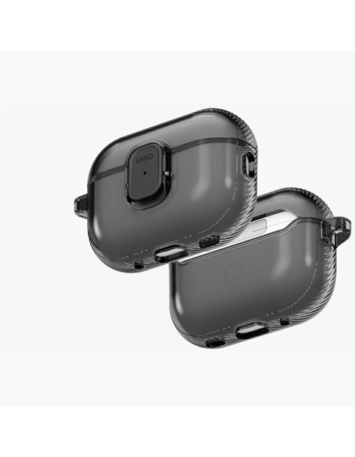 Uniq Glase Pro Case for AirPods Pro 3 Lock Case - Transparent Black