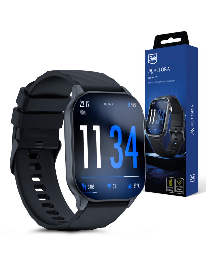 3mk Watch Protection ARC smartwatch screen protector on Altora Easy Touch