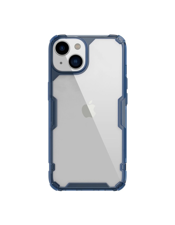 Nillkin Nature Pro iPhone 14 Plus case, armored cover, blue cover