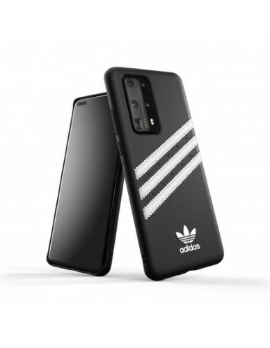 Adidas OR Moulded PU Case for Huawei P40 - Black and White Adidas OR Moulded PU Case for Huawei P40 - Black and White