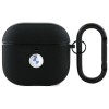 BMW BMA4SSLBK AirPods 4 cover black/black Geniune Leather Silver Logo BMW BMA4SSLBK AirPods 4 cover black/black Geniune Leather Silver Logo