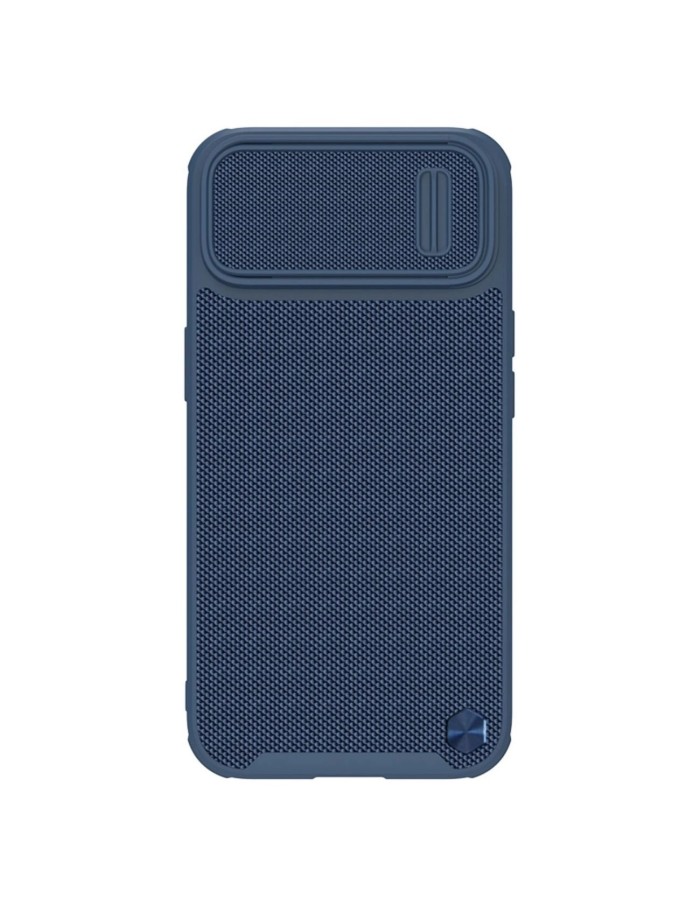 Nillkin Textured S Case for iPhone 14, armored cover with camera cover, blue