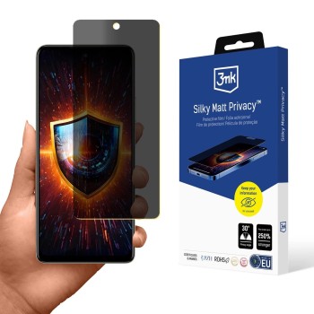 Privacy Screen Protector Matte 3mk Silky Matt Privacy for Tecno Spark 20 Pro Privacy Screen Protector Matte 3mk Silky Matt Privacy for Tecno Spark 20 Pro