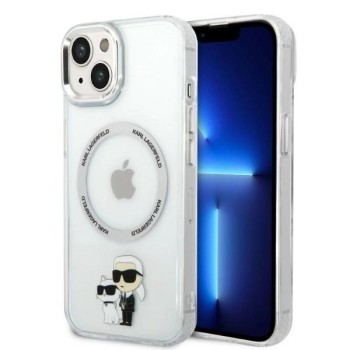 Karl Lagerfeld KLHMP14MHNKCIT iPhone 14 Plus 6.7" hardcase transparent Iconic Karl&amp;amp;Choupette Magsafe