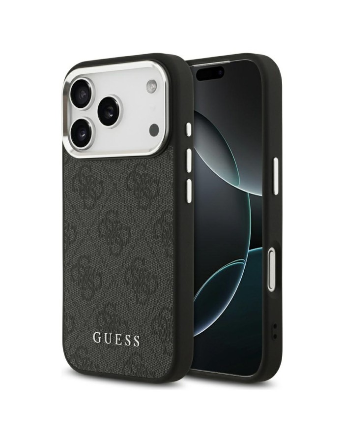 Guess 4G Classic Logo MagSafe case for iPhone 17 Pro - black
