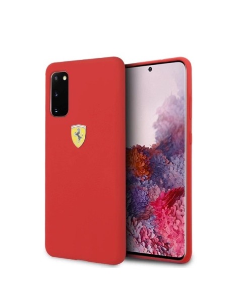 Ferrari Silicone Case for Samsung Galaxy S20 - Red Ferrari Silicone Case for Samsung Galaxy S20 - Red