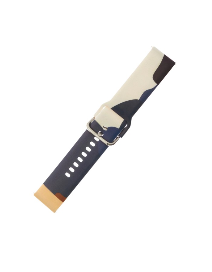 Strap Moro for Samsung Galaxy Watch 45 / 46 / 47 mm silicone bracelet watch band - pattern 13