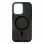 Glitter Case MagSafe for iPhone 16 Plus - black with glitter