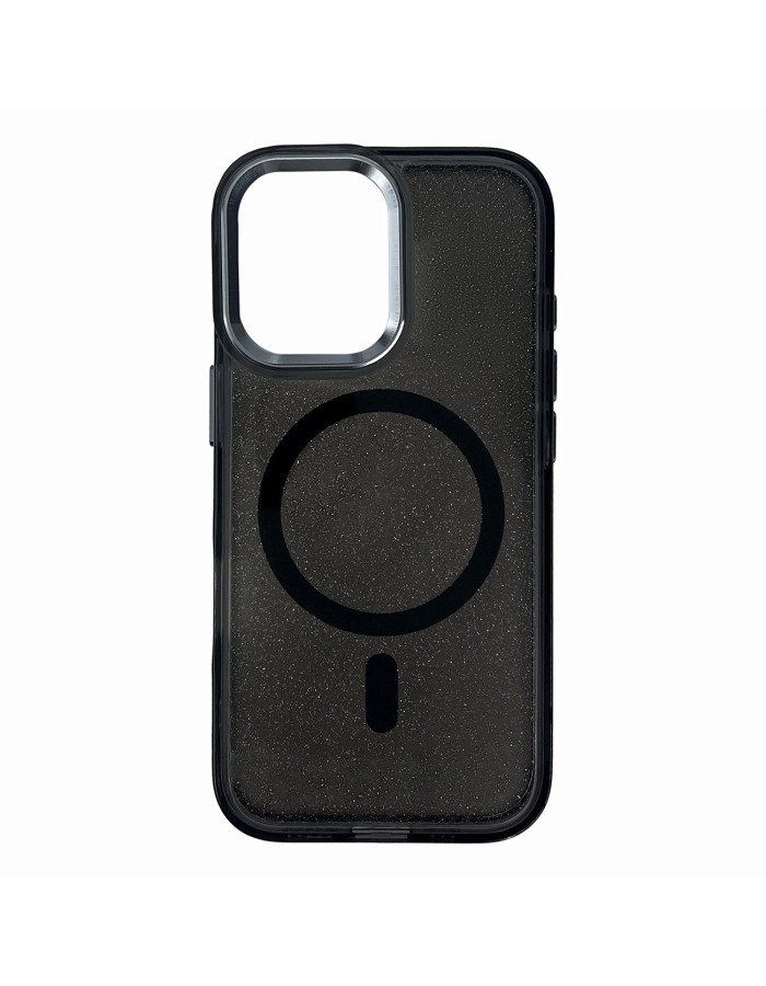 Glitter Case MagSafe for iPhone 16 Plus - black with glitter Glitter Case MagSafe for iPhone 16 Plus - black with glitter