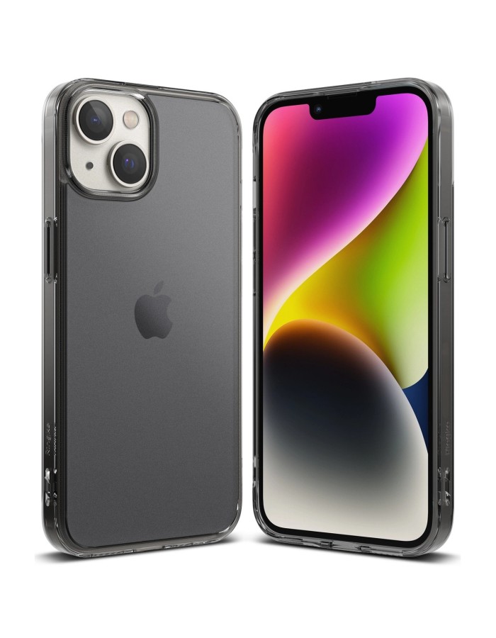 Ringke Fusion Matte case iPhone 14 Plus cover with a gel frame gray Ringke Fusion Matte case iPhone 14 Plus cover with a gel frame gray