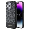 Guess GCube Stripes MagSafe case for iPhone 15 Pro Max - black Guess GCube Stripes MagSafe case for iPhone 15 Pro Max - black