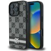 DKNY Checkered Pattern & Printed Stripes Case for iPhone 16 Pro Max - Black DKNY Checkered Pattern & Printed Stripes Case for iPhone 16 Pro Max - Black