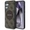 Guess 4G Round Patch Classic Logo MagSafe Case for Samsung Galaxy S25 Plus - Brown